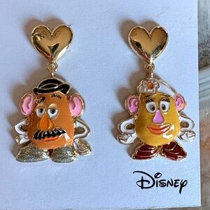 Disney Pixar BaubleBar Mr. and Mrs. Potato Head Dangle Post Earrings New